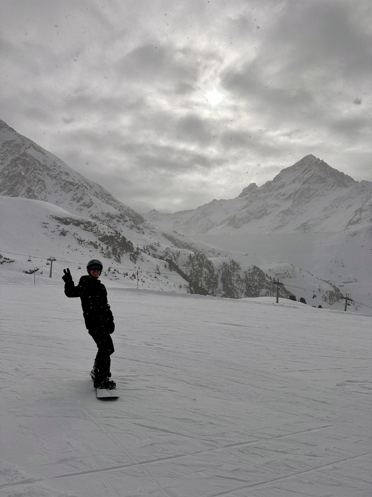 Snowboarding in Austria