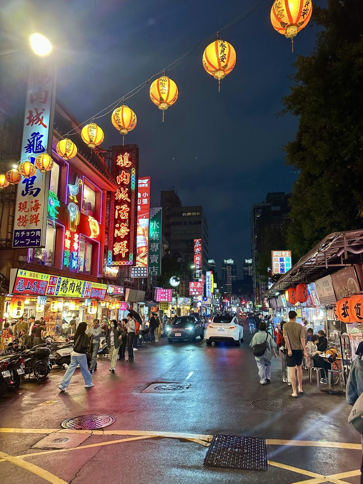 Night market in Taipei
